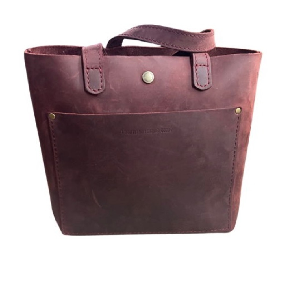 Portland Leather Goods Mini crossbody - Merlot